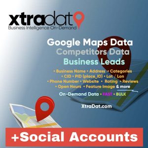 xtradat social accounts scraper